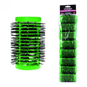Salon Smart Professional 60mm Brush Rollers, 8pk