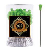 Premium Pin Company 999 Medium Metal Roller Pins Green - 601, 100pc Premium Pin Company 999 Medium Metal Roller Pins Green - 601, 100pc