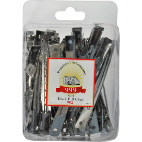 Premium Pin Company 999 Duckbill Steel Clips - 902, 30pc