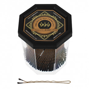 Premium Pin Company 999 Bobby Pins 2.75 Brown