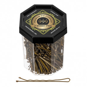Premium Pin Company 999 Bobby Pins 2 in. Bronze 250pc