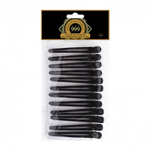 Premium Pin Company 999 Nylon/ Aluminium Sectioning Clips Black Long 12pc