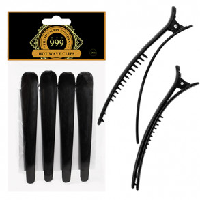 Premium Pin Company 999 Hot Wave Sectioning Hair Clips 4pc