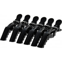Premium Pin Company 999 Crocodile Clips - Black, 6pc Premium Pin Company 999 Crocodile Clips - Black, 6pc
