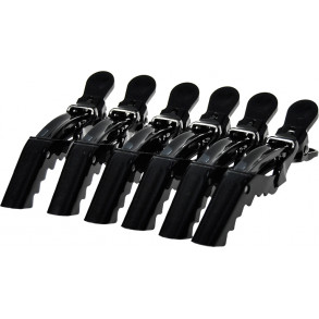 Premium Pin Company 999 Crocodile Clips - Black, 6pc