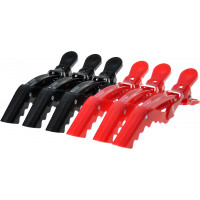 Premium Pin Company 999 Black/Red Crocodile Clips 6pc Premium Pin Company 999 Black/Red Crocodile Clips 6pc