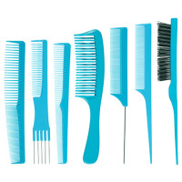 Salon Smart Folding Comb Set Teal 7pc Salon Smart Folding Comb Set Teal 7pc