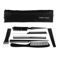 Salon Smart Folding Comb Set Black 7pc Salon Smart Folding Comb Set Black 7pc