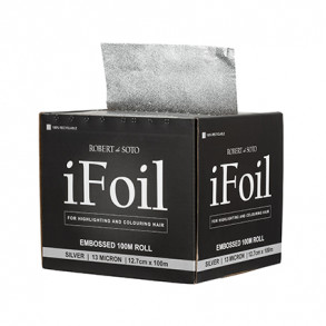 Robert De Soto IFoil Embossed 100m Roll Silver