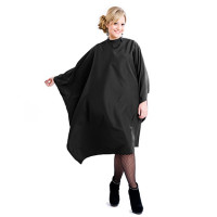 Salon Smart Delight Me Styling Cape In Black Salon Smart Delight Me Styling Cape In Black