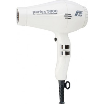 Parlux 3800 Ionic and Ceramic Hair Dryer 2100W - White