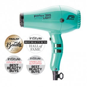Parlux 385 Power Light Ceramic and Ionic Hair Dryer 2150W - Aqua