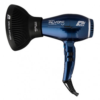 Parlux Alyon Air Ionizer Tech Hair Dryer Midnight Blue and Magic Sense Diffuser 2250W