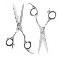 Iceman Mizumi Katani 5.5 Hairdressing Scissors and Thinner Set Silver