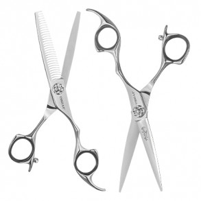 Iceman Mizumi Katani 6 Hairdressing Scissors and Thinner Set Silver