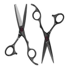 Iceman Mizumi Senshi 5.5 Hairdressing Scissors Thinner Set Black