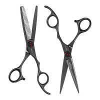 Iceman Mizumi Senshi 6 Hairdressing Scissors Thinner Set Black Iceman Mizumi Senshi 6 Hairdressing Scissors Thinner Set Black