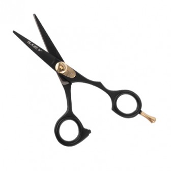 Iceman Blaze Black 5 Offset Hairdressing Scissors