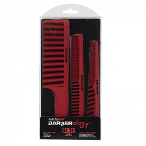 BaBylissPRO Barberology Barbers Comb Set 3pc