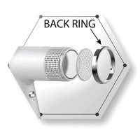 IQ Perfetto Hair Dryer Back Ring Silver IQ Perfetto Hair Dryer Back Ring Silver