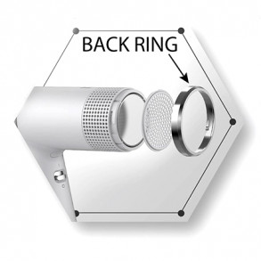 IQ Perfetto Hair Dryer Back Ring Silver
