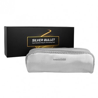 Silver Bullet Heat Resistant Pouch Textured Silver