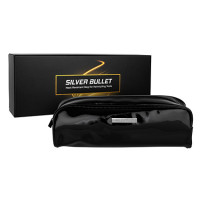 Silver Bullet Heat Resistant Pouch Patent Black Silver Bullet Heat Resistant Pouch Patent Black