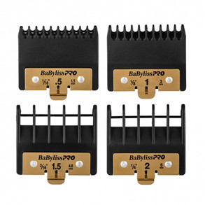 BaBylissPRO Premium Trimmer Guards Comb Set 4pc