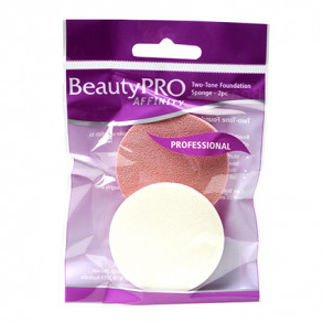 BeautyPRO Affinity Foundation Sponge Two-Tone 2pc