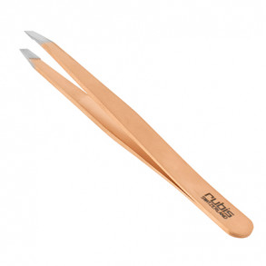 Rubis Classic Slant Rose Gold Tweezer