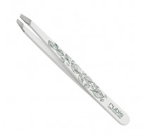 Rubis Slant Tweezer White Leaves