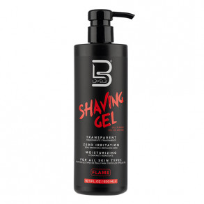 L3VEL3 Shaving Gel Flame 500ml