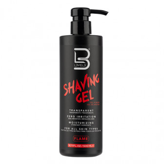 L3VEL3 Shaving Gel Flame 500ml