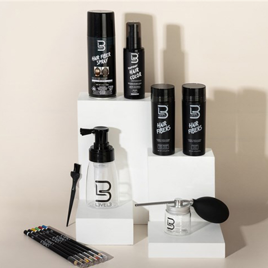 L3VEL3 Temporary Hair and Beard Colour - Black