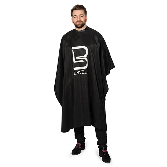 L3VEL3 Rubber Neck Cape - Black