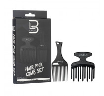 L3VEL3 Hair Pick Comb Set 2pc
