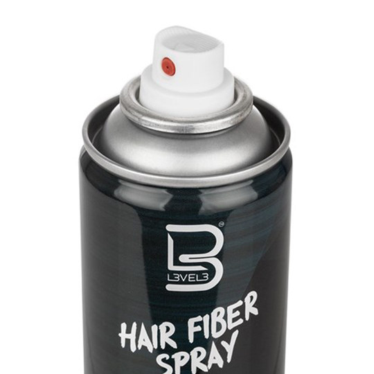 L3VEL3 Black Hair Fibre Spray