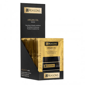 12Reasons Argan Oil Hair Mask Sachet Display 12pc 12Reasons Argan Oil Hair Mask Sachet Display 12pc
