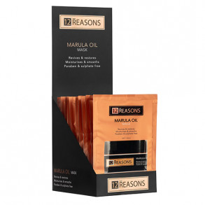 12Reasons Marula Oil Hair Mask Sachet Display 12pc