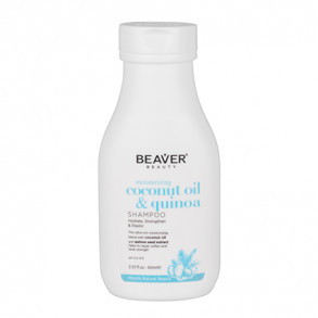 Beaver Coconut Oil & Quinoa Moisturising Shampoo 60ml