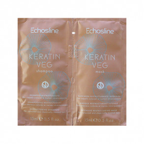 Echosline Keratin Veg Shampoo & Mask 15ml Sachet