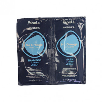 Fanola Wonder No Orange Shampoo & Mask 15ml Sachet