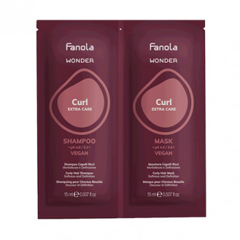 Fanola Wonder Curl Shampoo & Mask 15ml Sachet