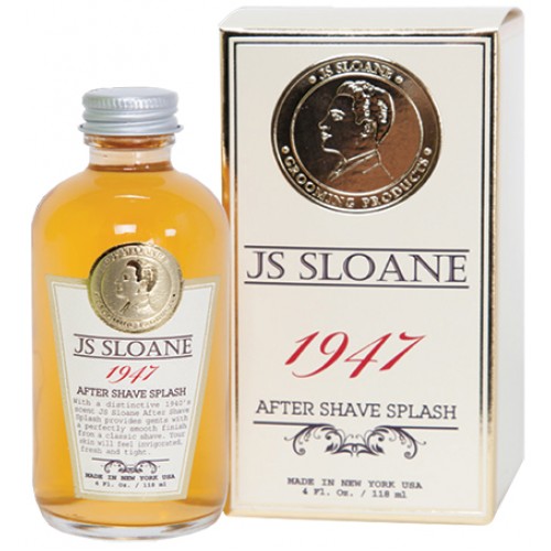 JS Sloane After Shave Splash 1947 118ml + FREE NZ Delivery