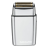 BaBylissPRO Silver FX02 Cordless Metal Double Foil Shaver BaBylissPRO Silver FX02 Cordless Metal Double Foil Shaver
