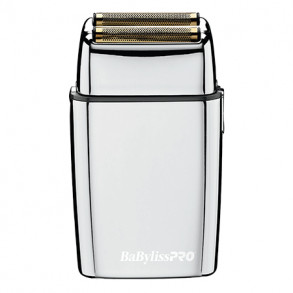 BaBylissPRO Silver FX02 Cordless Metal Double Foil Shaver