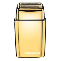 BaBylissPRO Gold FX02 Cordless Metal Double Foil Shaver BaBylissPRO Gold FX02 Cordless Metal Double Foil Shaver
