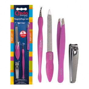 Credo Pop Art Manicure And Eyebrow Kit In Pink