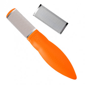  Credo Pop Art Callus Flat Rasp in Orange 