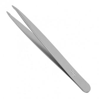 Credo Stainless Steel Point Tweezer Blister Pack